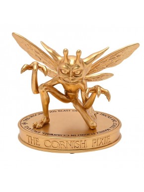 Figura Cornish Pixie dorada de Harry Potter