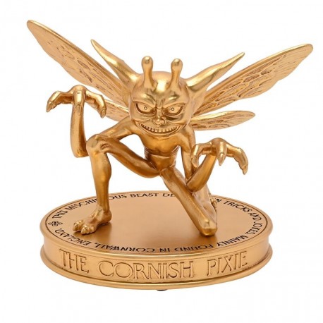 Figura Cornish Pixie dorada de Harry Potter