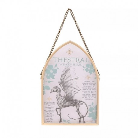 Placa decorativa Thestral Harry Potter colgable