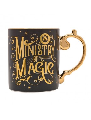 Tasse noire Ministère de la Magie Harry Potter