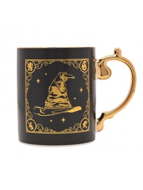 Tasse noire avec le Choixpeau de Harry Potter