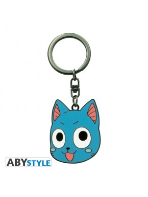 Llavero metálico Happy de Fairy Tail