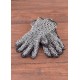 Guantes de cota de malla y cuero de Battle-Merchant