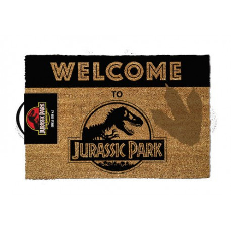 Felpudo Jurassic Park Logo