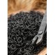 Anneaux acier noirs 9 mm avec outil
