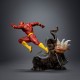 Estatua de Flash DC Comics 25 cm sobre asfalto curvado