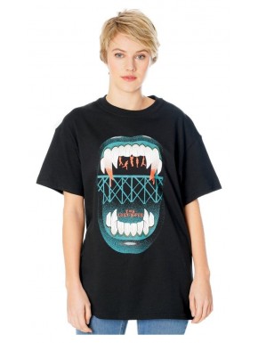 T-shirt noir The Lost Boys avec design de mâchoires ouvertes
