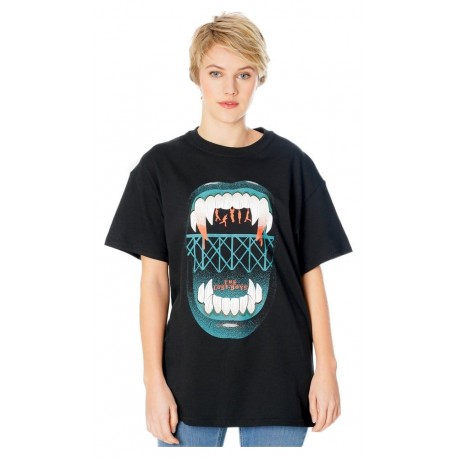 T-shirt noir The Lost Boys avec design de mâchoires ouvertes