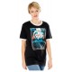 T-shirt noir avec design de Pennywise de Stephen King's It