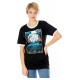 T-shirt noir avec design de Pennywise de Stephen King's It