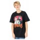 T-shirt noir Gotham City Sirens avec design vintage