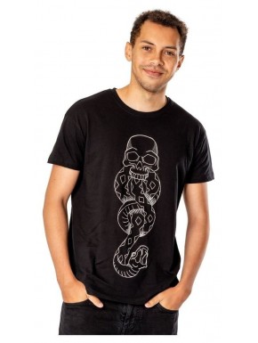 Tee-shirt noir Harry Potter Dark Mark avec licence officielle
