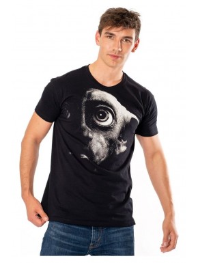 T-shirt noir Harry Potter avec design Dobby