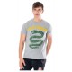 T-shirt gris Harry Potter avec logo Serpentard