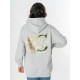 Sweat gris de Serpentard avec capuche et design zodiacal de Harry Potter