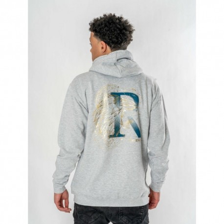 Sweat gris Ravenclaw Zodiac avec design doré et bleu
