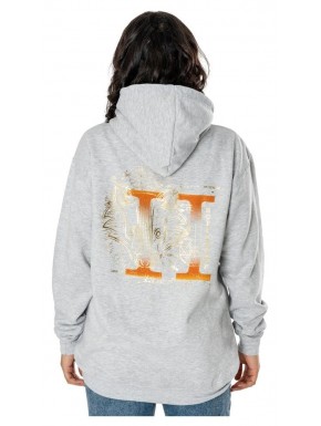 Sweat gris à capuche Hufflepuff de Harry Potter