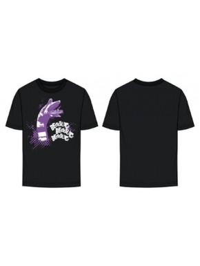Camiseta preta Beetlejuice com design Sandworm