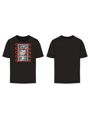 Camiseta negra con diseño Gremlins