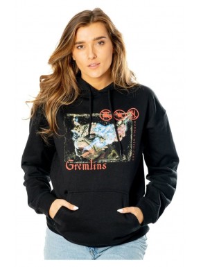 Sweat à capuche Gremlins en noir
