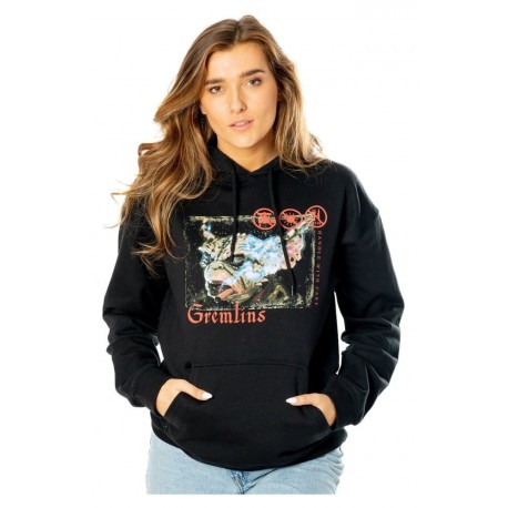 Sweat à capuche Gremlins en noir