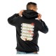Sweat noir Gremlins avec capuche et design Gizmo