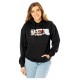 Sweat noir Gremlins avec capuche et design Gizmo