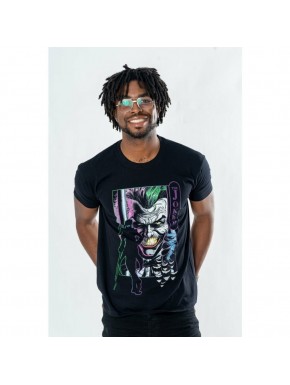 T-shirt noir DC Comics avec design Joker