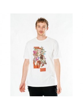 T-shirt blanc DC Harley Quinn Anime Mayhem