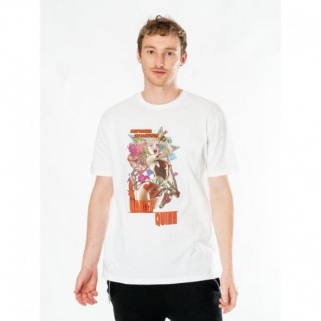 T-shirt blanc DC Harley Quinn Anime Mayhem