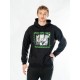 Sweat noir à capuche avec design The Joker de DC Comics
