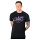 T-Shirt noir Batman Anime Matrix Grid