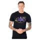 T-Shirt noir Batman Anime Matrix Grid