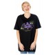 T-Shirt noir Batman Anime Matrix Grid