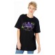 T-Shirt noir Batman Anime Matrix Grid
