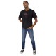 T-shirt noir Street Fighter Ryu avec texte japonais
