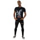 T-shirt noir Yu-Gi-Oh! Blue Eyes White Dragon