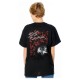 T-shirt noir Exorciste avec design graphique