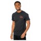 T-shirt noir Exorciste avec design graphique