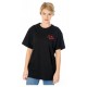 T-shirt noir Exorciste avec design graphique