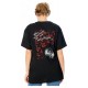 T-shirt noir Exorciste avec design graphique