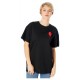 T-shirt noir Ça avec design de Pennywise