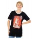 Camiseta preta Gotham City Sirens com estampa vermelha