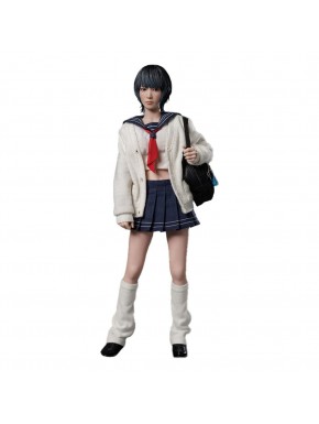 Figura articulada de Reiko 28 cm em uniforme escolar com acessórios