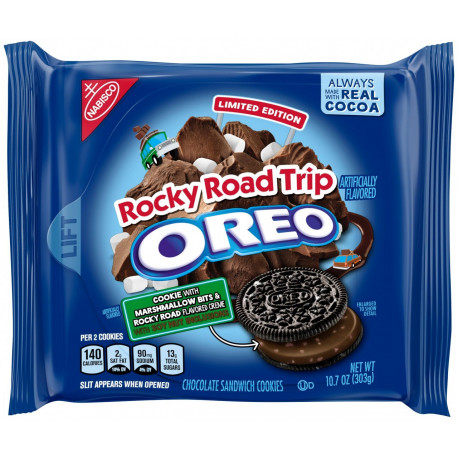 Galletas Oreo Rocky Road Trip edición limitada