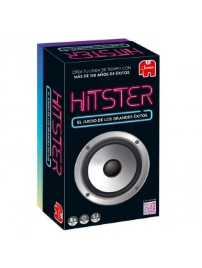 Caja y cartas del juego de mesa Hitster