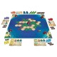 Boîte et plateau du jeu de société Survive The Island