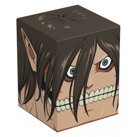 Caja coleccionable Squaroes de Attack on Titan con diseño del Titán