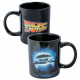 Taza Regreso al Futuro Logo y Delorean