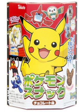 Snack of Chocolate Pikachu Pokemon with Sticker